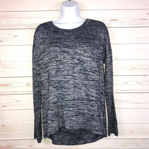 rag & bone /Jean Blue Marled Long Sleeve Top Sz S - Picture 8 of 8